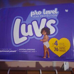 Luvs diapers size 4